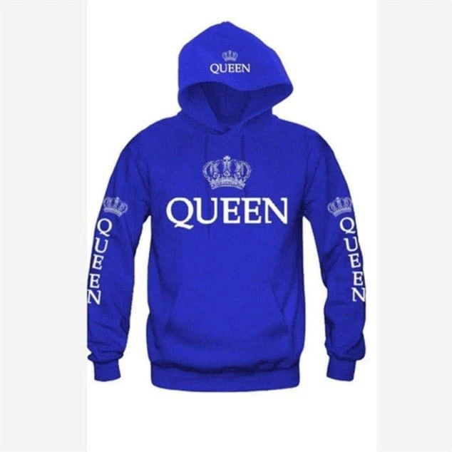 King Queen Hoodies
