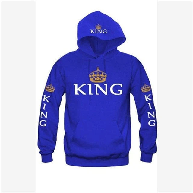 King Queen Hoodies