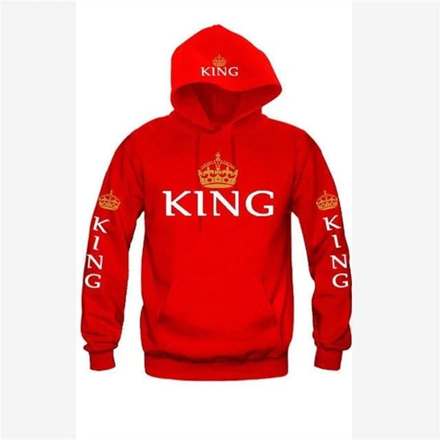 King Queen Hoodies