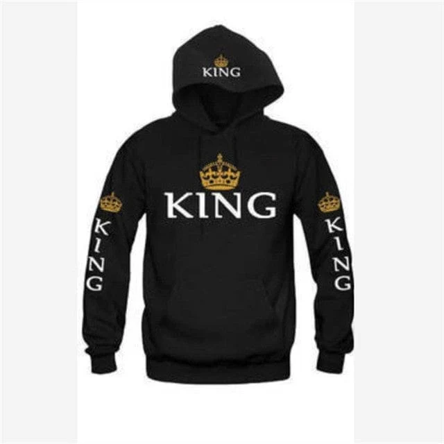 King Queen Hoodies