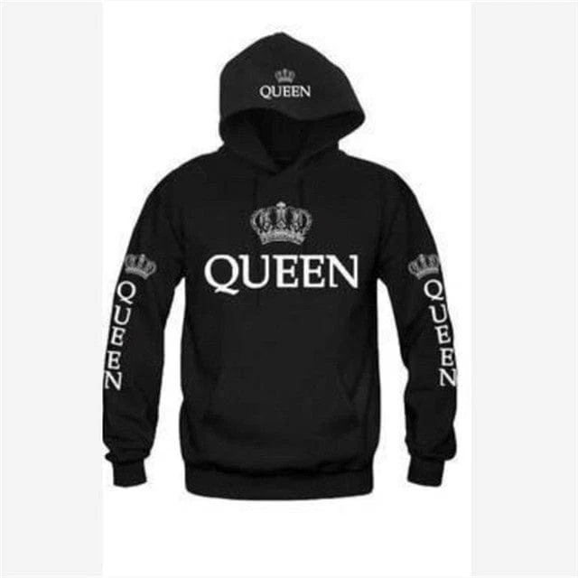 King Queen Hoodies