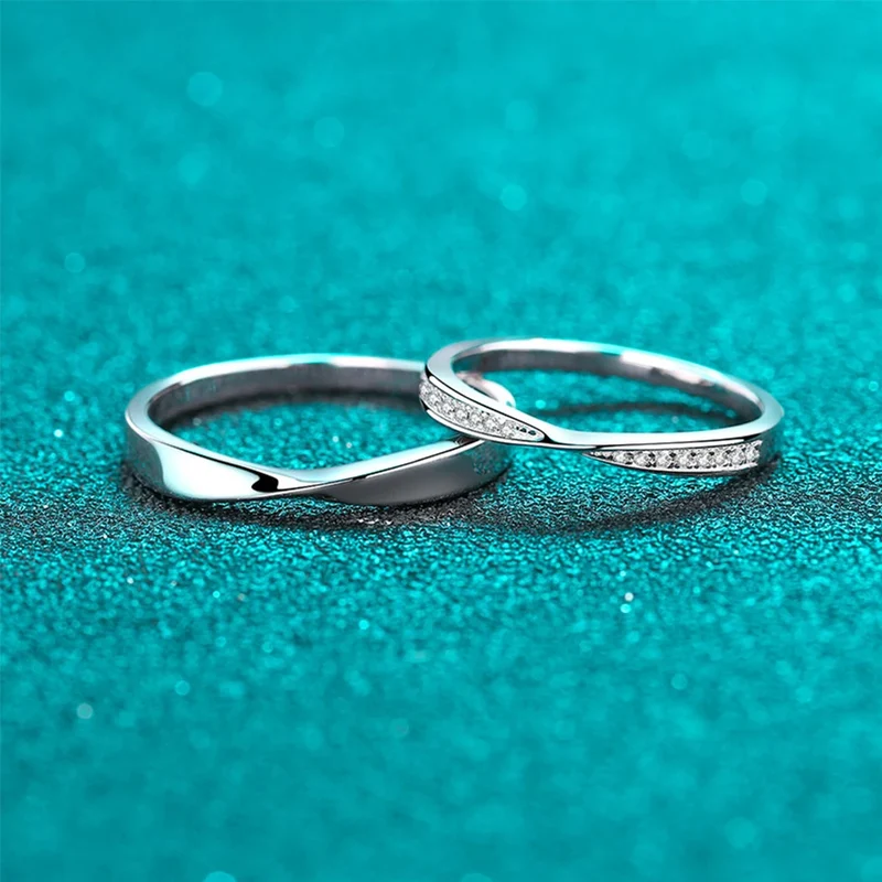 Simple Couple Promise Rings