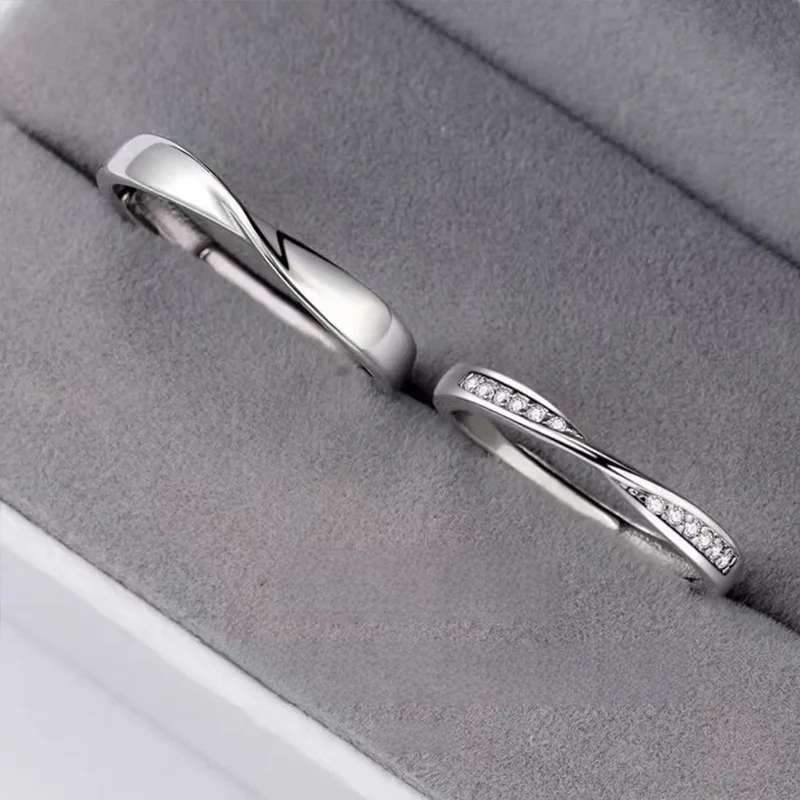 Simple Couple Promise Rings