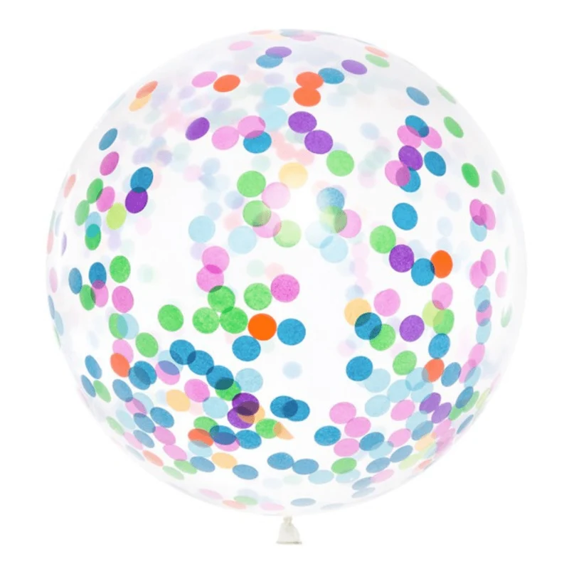 XXL Ballon Konfetti Bunt