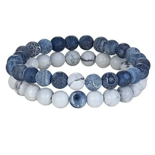 Blaues Und Weißes Armband