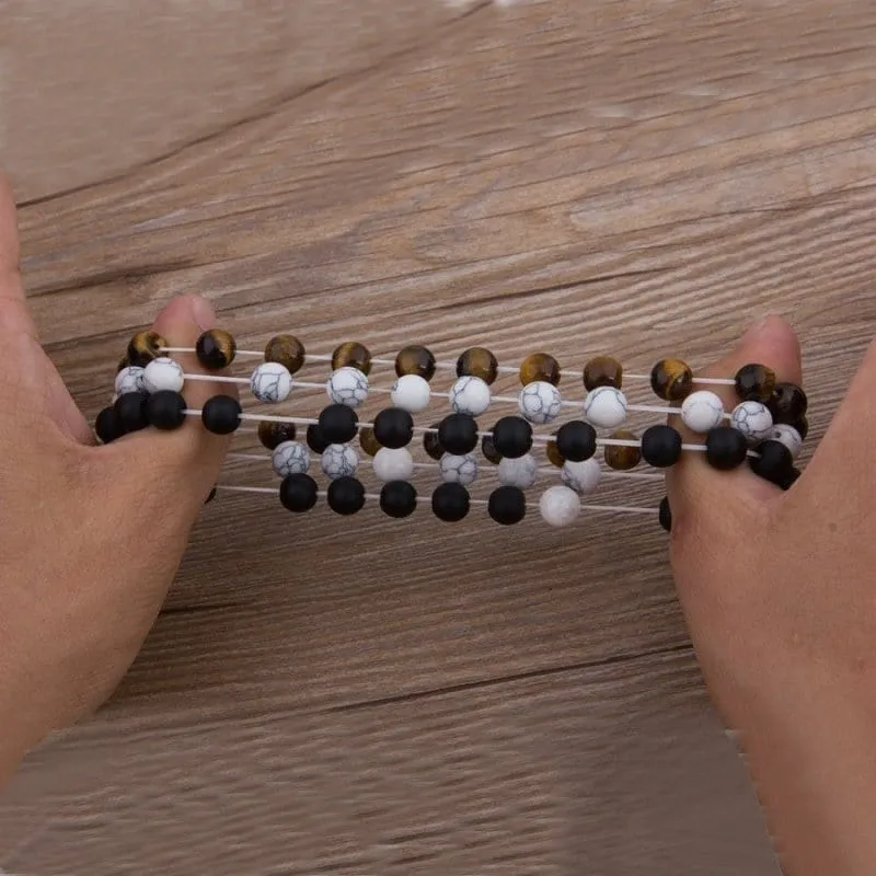 Blaues Und Weißes Armband