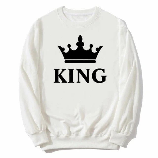 Pullover Paar King Und Queen