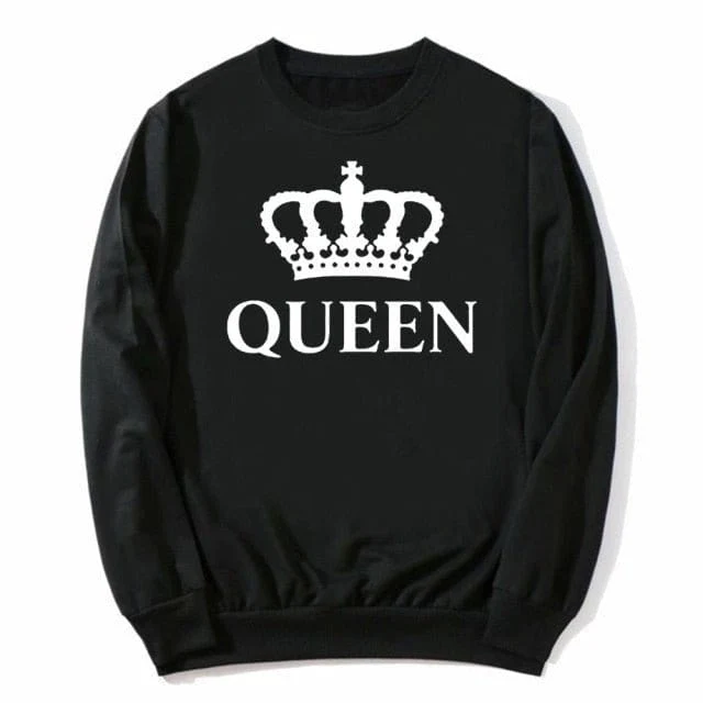 Pullover Paar King Und Queen