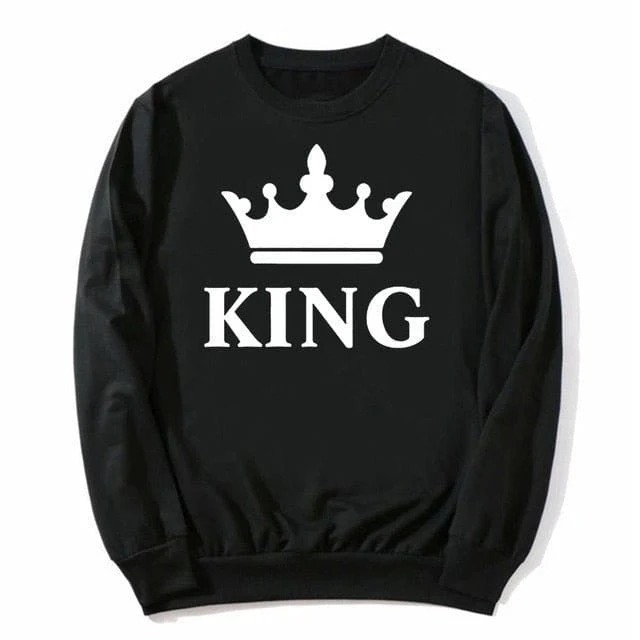 Pullover Paar King Und Queen