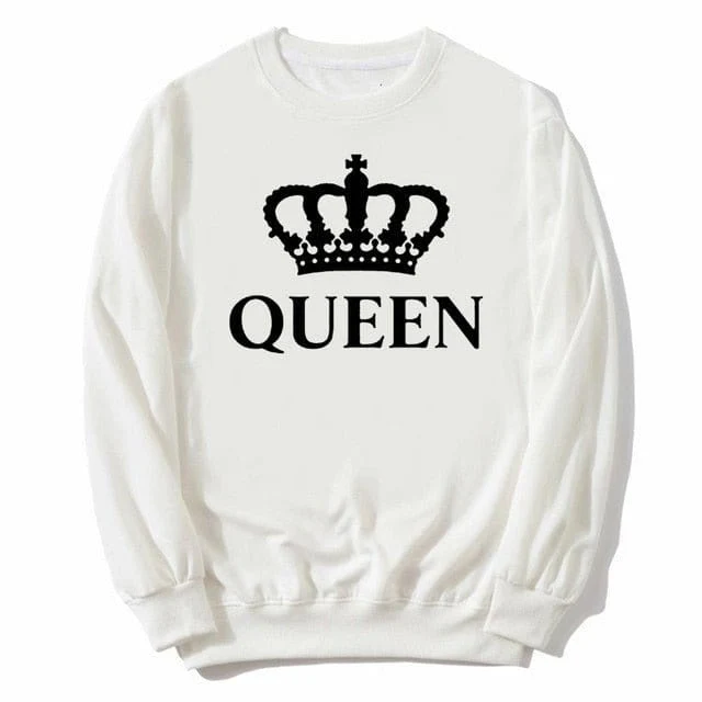 Pullover Paar King Und Queen