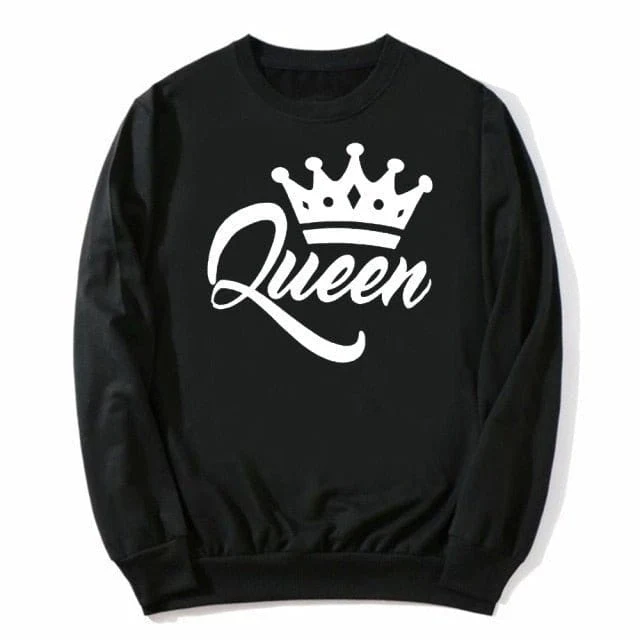 Pullover Paar King Und Queen