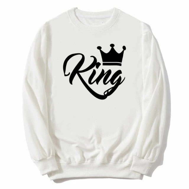 Pullover Paar King Und Queen