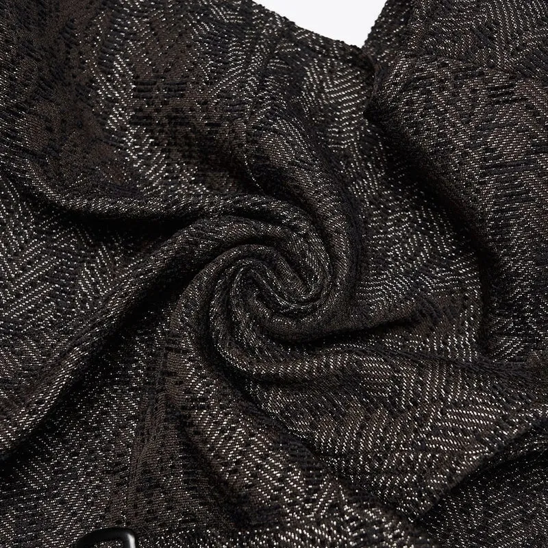 Gothic-Retro-Jacquard-Weste für Herren
