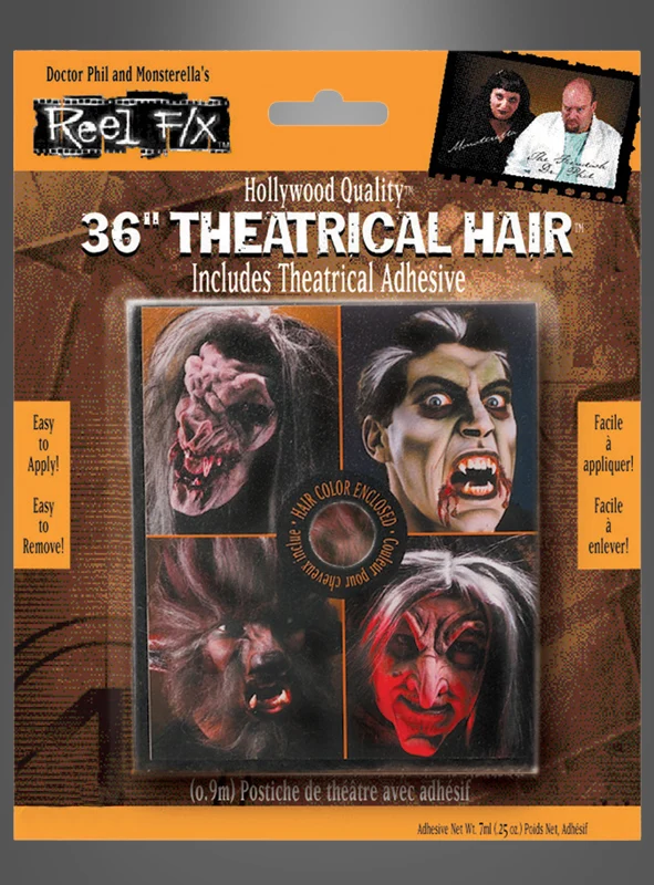 Theaterhaar Hollywood Qualität BRAUN