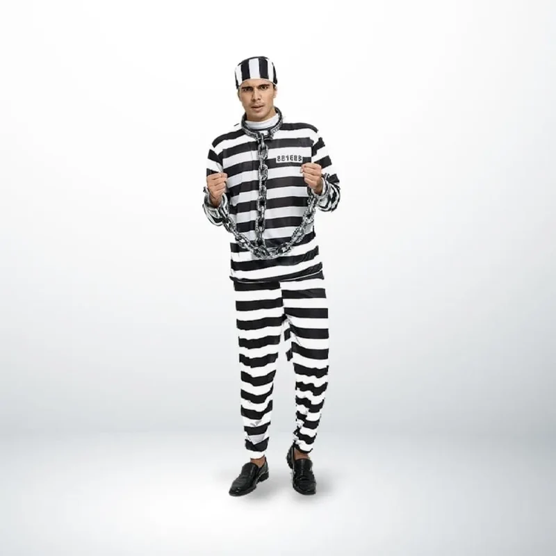 Déguisement Couple Prisonnier