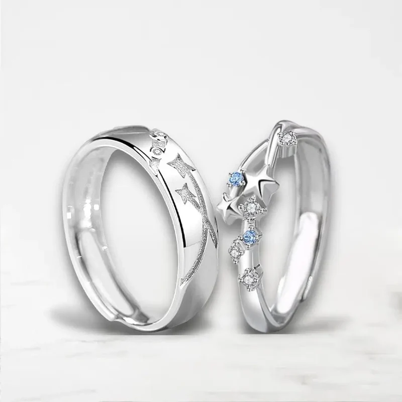 Bague Couple Duo (Argent)