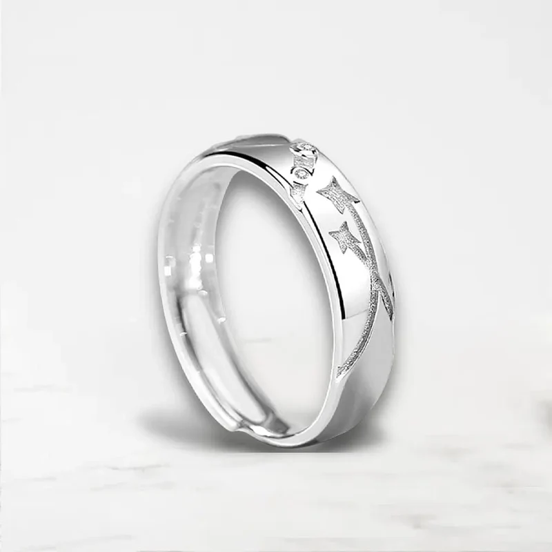 Bague Couple Duo (Argent)