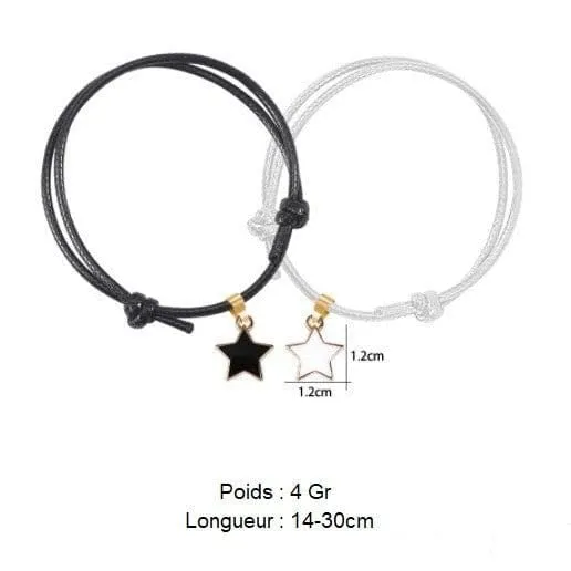 Partnerarmband Stern