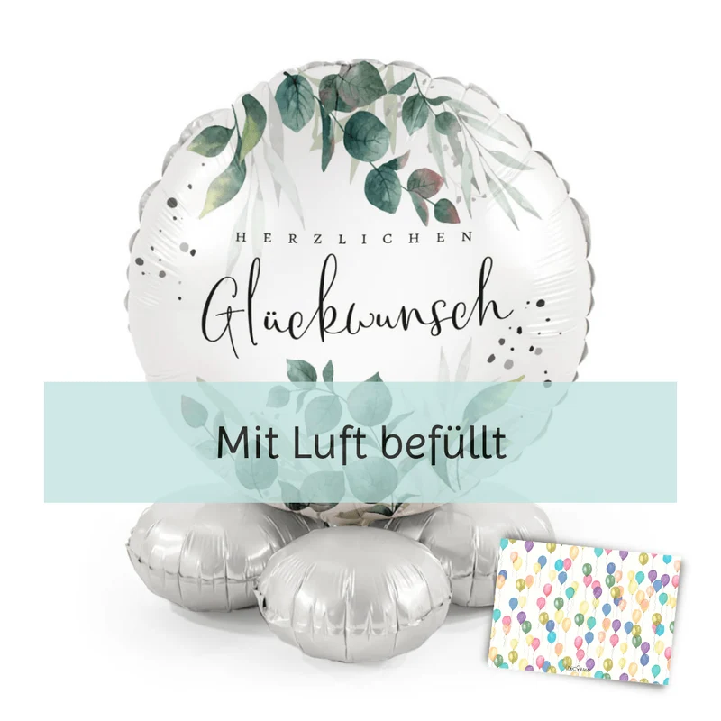 Ballooni-Geschenk "Herzlichen Glückwunsch"