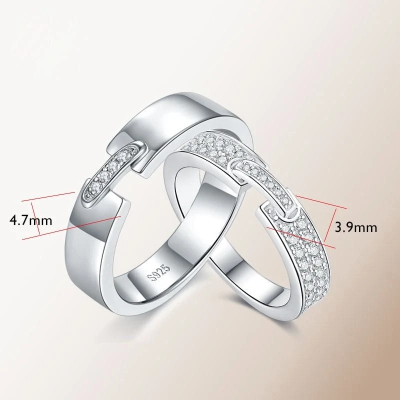 Ehering Hochzeit Paar Silber