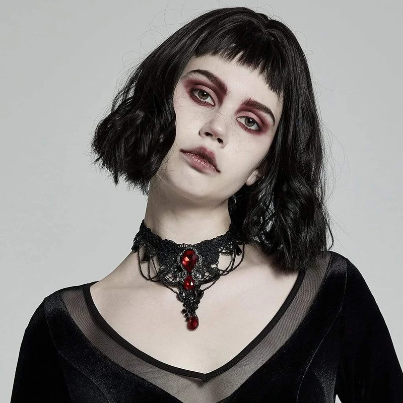 Gothic Lace Choker für Damen Hochzeit Choker