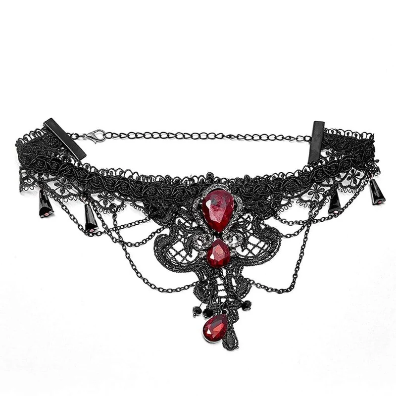 Gothic Lace Choker für Damen Hochzeit Choker