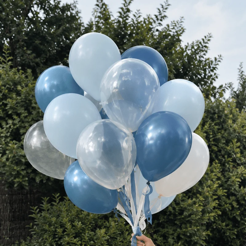 Luftballon-Set Blaue Brise 20 Stk.