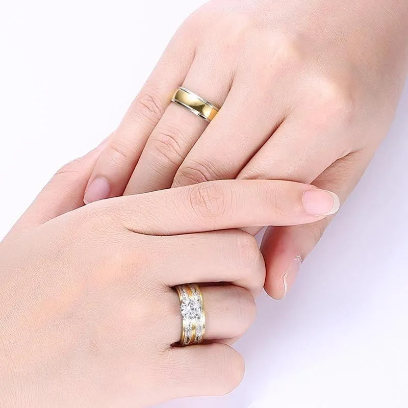 Duo Partnerring Aus Gold