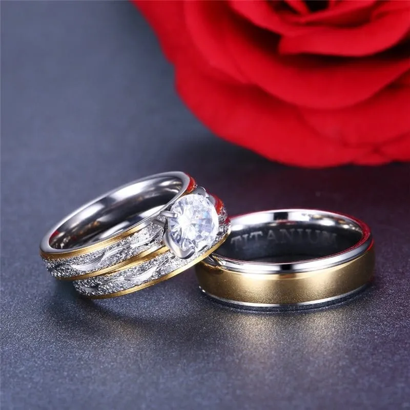 Duo Partnerring Aus Gold
