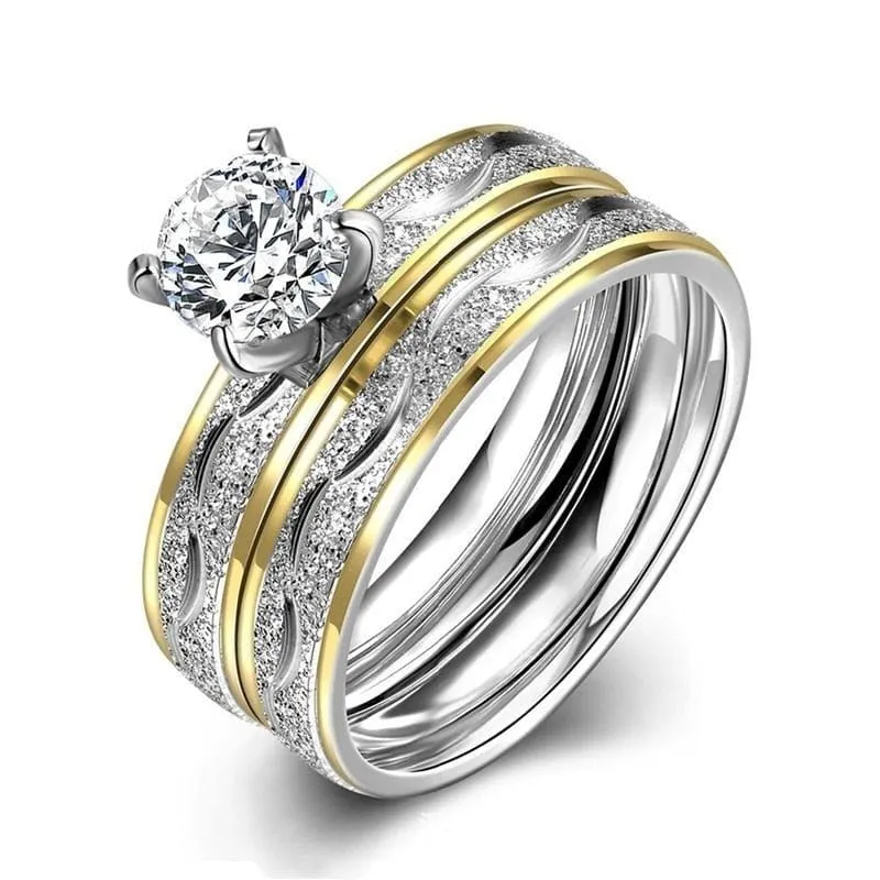 Duo Partnerring Aus Gold