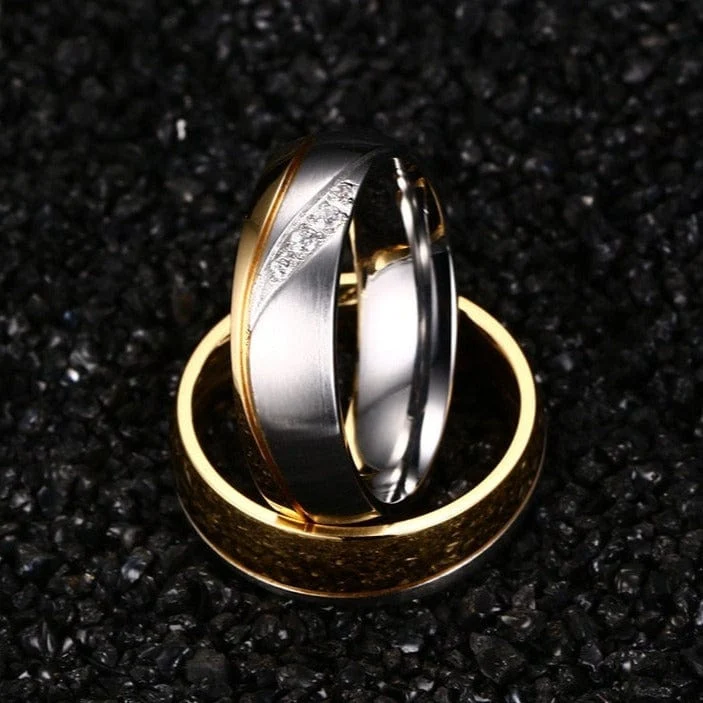 Partnerring Aus Stahl