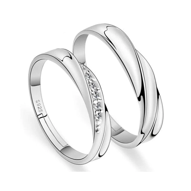 Partnerring Silber & Zirkonia