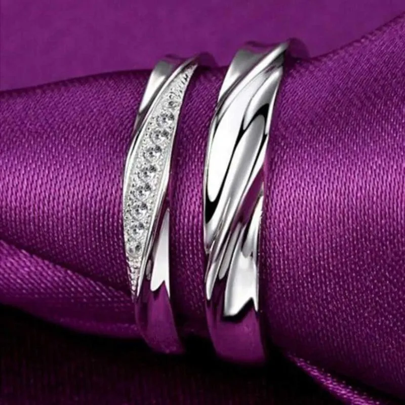 Partnerring Silber & Zirkonia