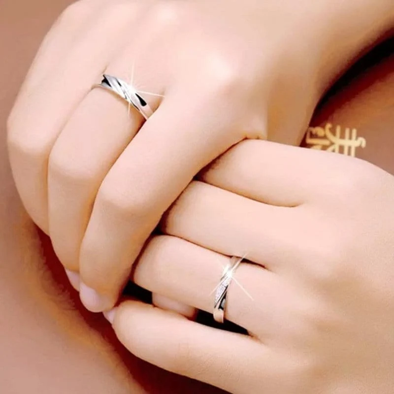 Partnerring Silber & Zirkonia