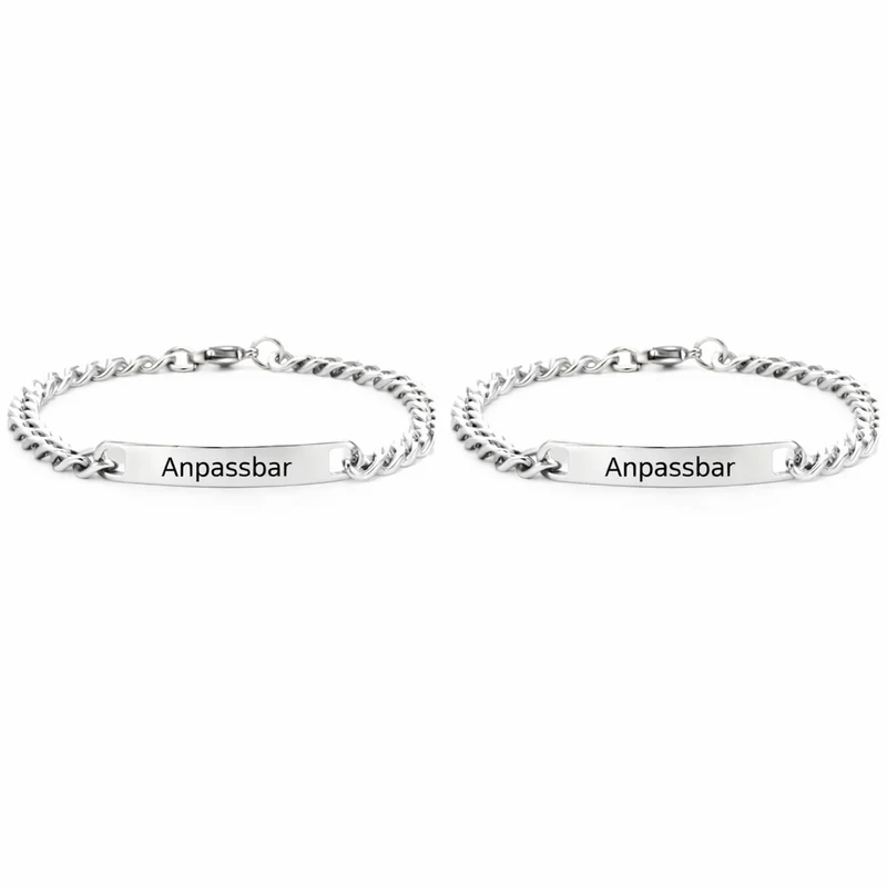 Partner Armbänder Silber