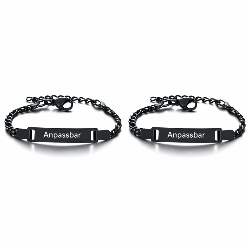 Partner Armband Schwarz
