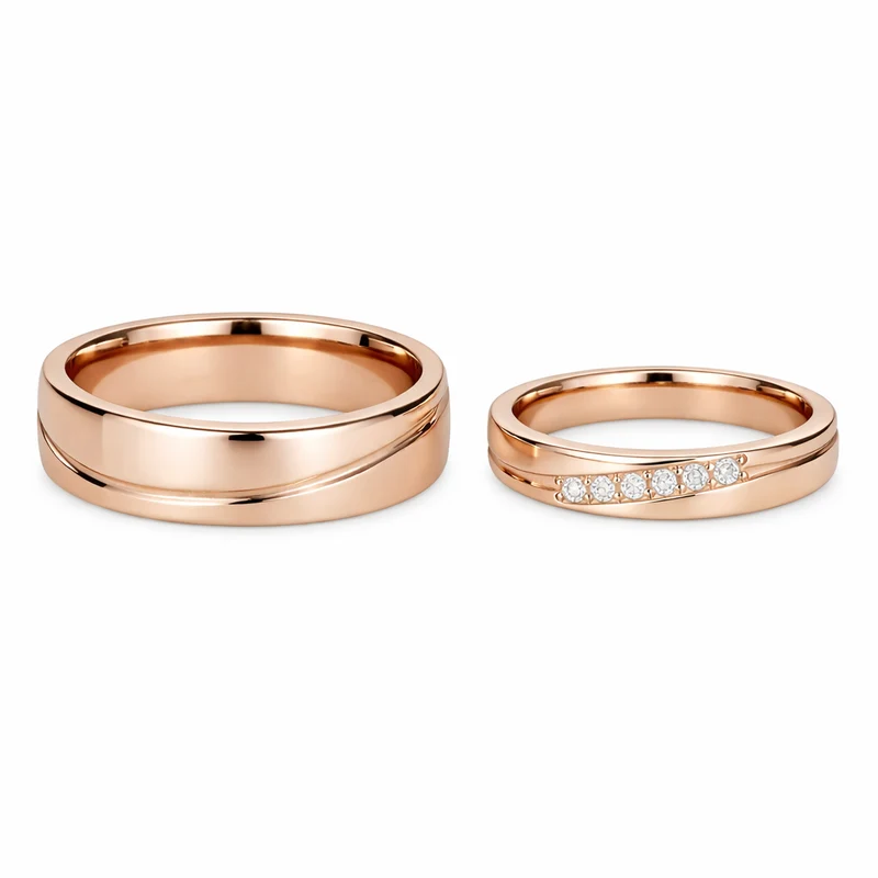 Engagement Band Rings For Couples