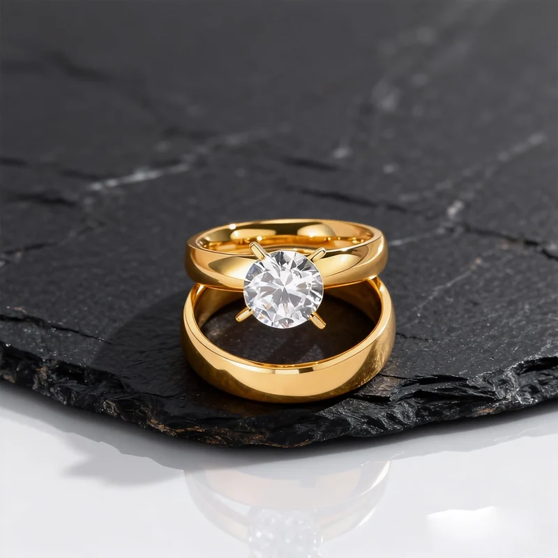 Unique Couple Engagement Rings