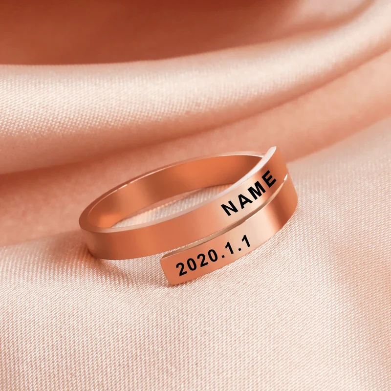 Engagement Ring For Couple With Name
