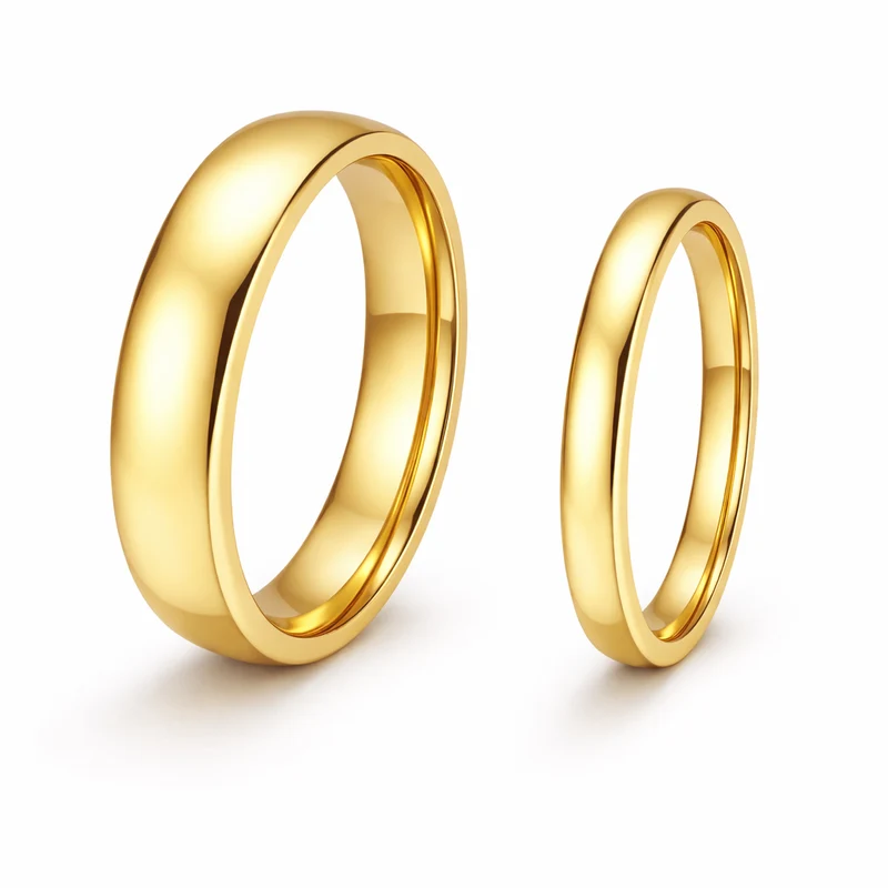 Couple Ring With Name Engraved