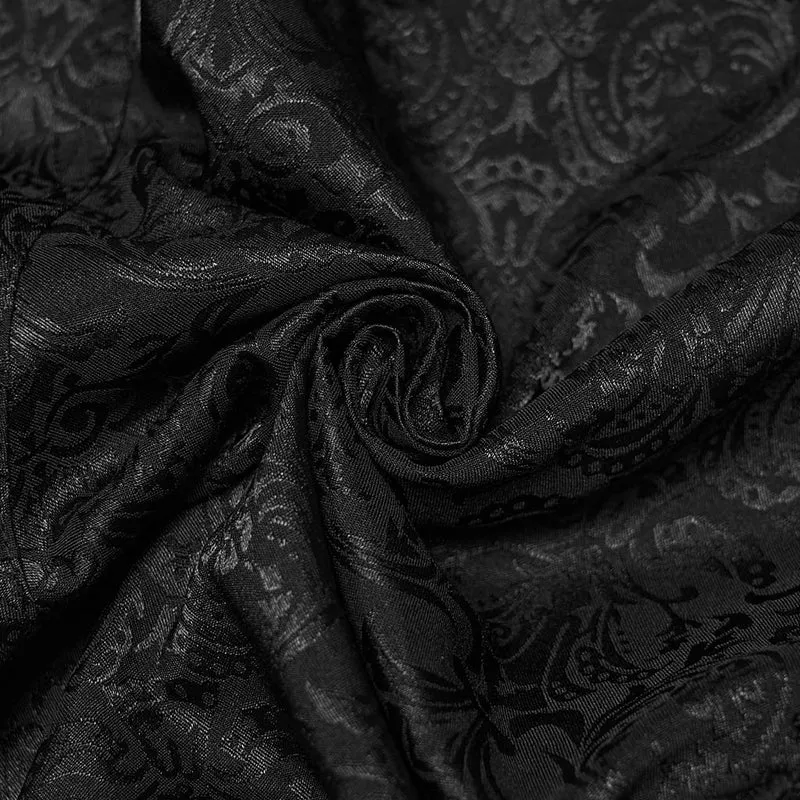 Gothic-Hose für Herren mit floralem Jacquard-Print
