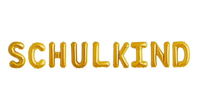 Ballonschriftzug "Schulkind"