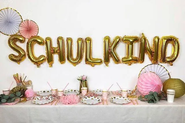 Ballonschriftzug "Schulkind"