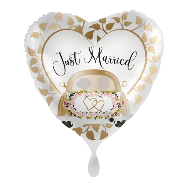 Heliumballon-Geschenk ''Just Married''