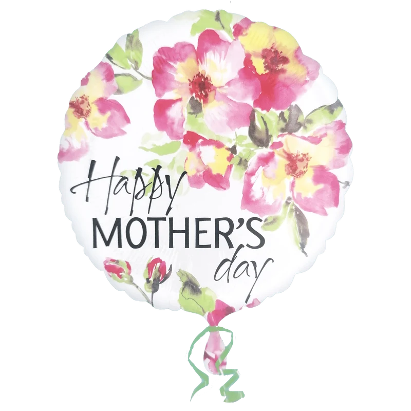 Folienballon Rund "Happy Mothers Day"