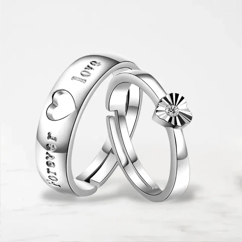 Bague Couple Coeur