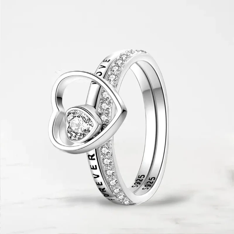 Bague Couple Complémentaire (Argent)