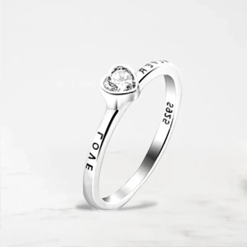 Bague Couple Complémentaire (Argent)
