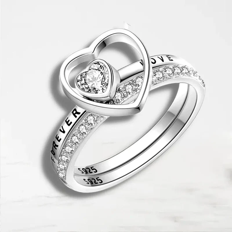 Bague Couple Complémentaire (Argent)