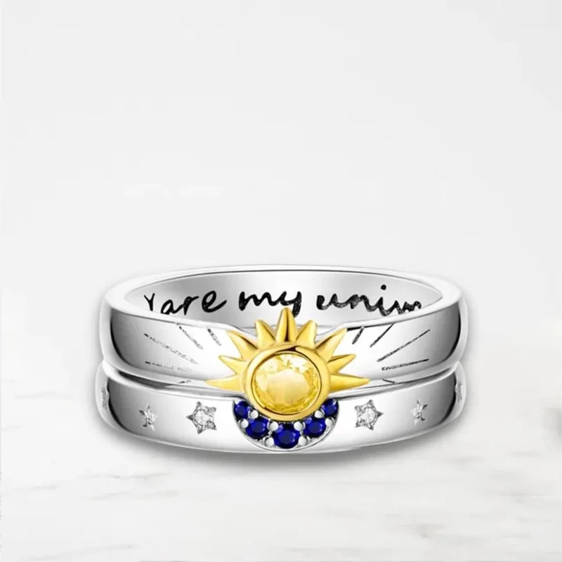 Bague Couple Qui Se Complète (Argent)